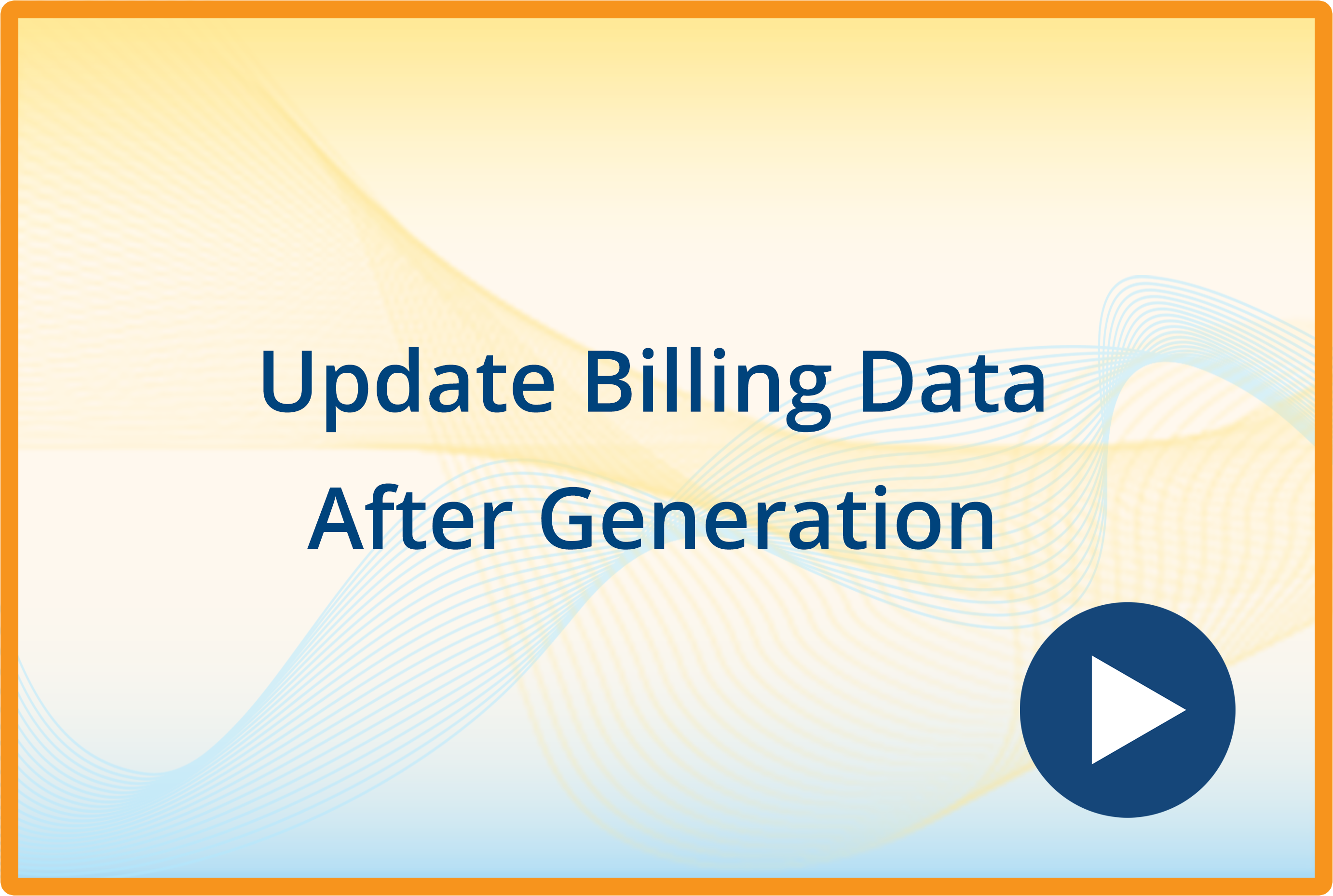 Short on Billing Data